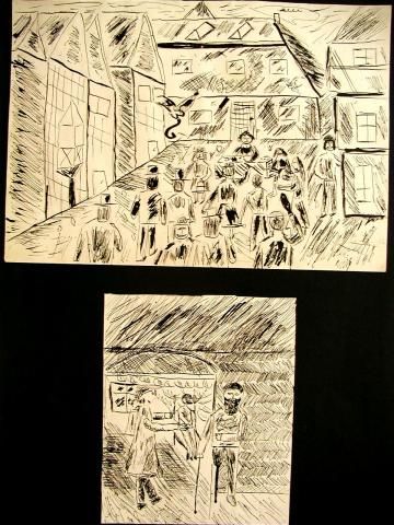 Archiv-Bild „E.T.A. Hoffmann: Des Vetters Eckfenster, Blatt 3“