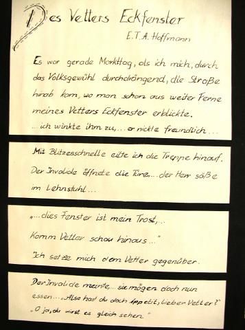 Archiv-Bild „E.T.A. Hoffmann: Des Vetters Eckfenster, Blatt 1“