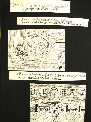 Archiv-Bild „E.T.A. Hoffmann: Aus dem Leben eines Taugenichts, Blatt 1“