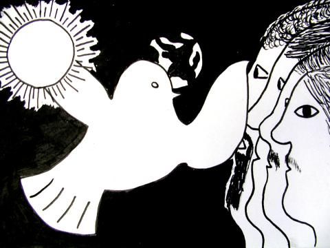 Archiv-Bild „Friedenstaube“