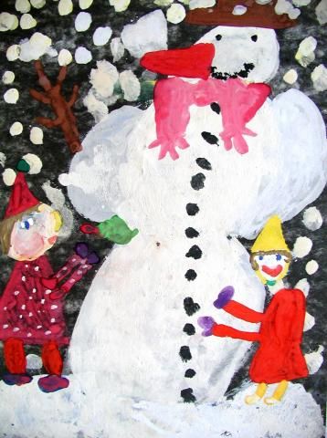 Archiv-Bild „Unser Schneemann“