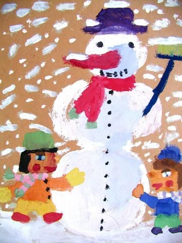 Archiv-Bild „Unser Schneemann“