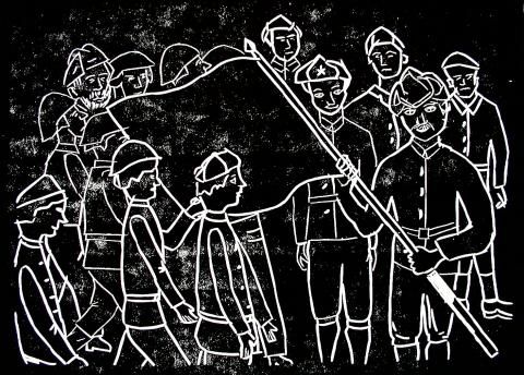 Archiv-Bild „Zyklus zu Hans Beimler, Antifaschist, Blatt 8“