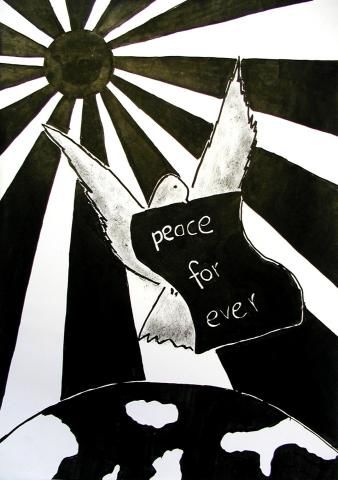 Archiv-Bild „Peace for ever -Frieden“