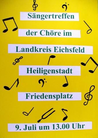 Archiv-Bild „Sängertreffen der Chöre“