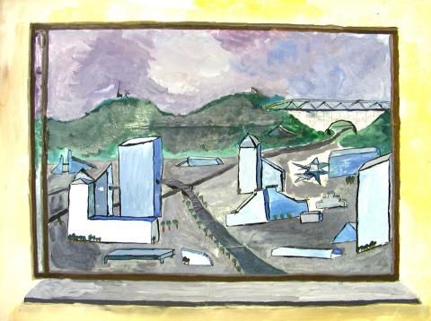 Archiv-Bild „Blick aus dem Fenster“