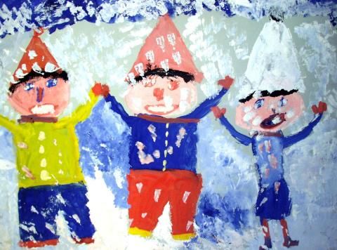 Archiv-Bild „Toben im Schnee“