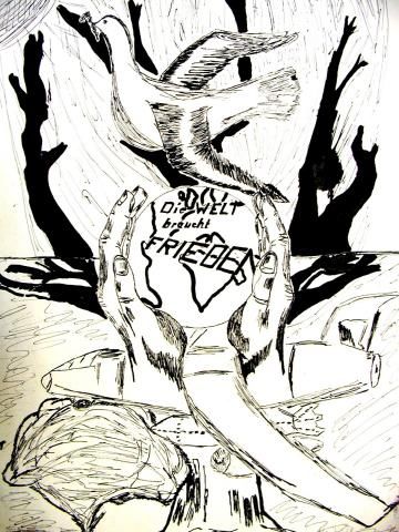 Archiv-Bild „Die Welt braucht Frieden“