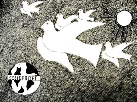 Archiv-Bild „Friedenstauben“