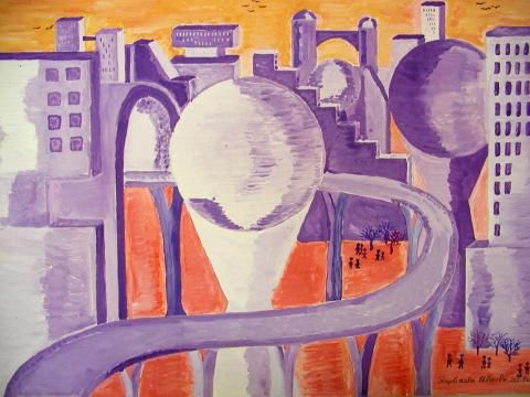 Archiv-Bild „Utopische Stadt“