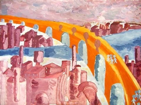 Archiv-Bild „Utopische Stadt“