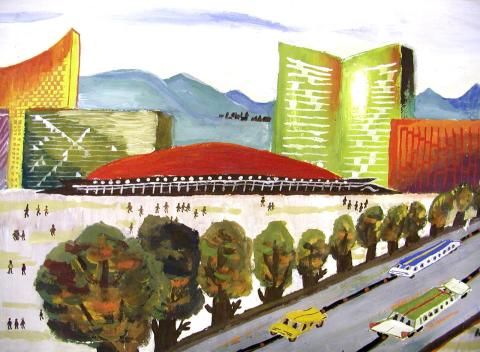 Archiv-Bild „Utopische Stadt“