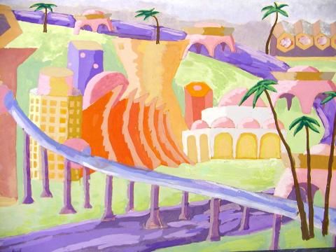 Archiv-Bild „Utopische Stadt“