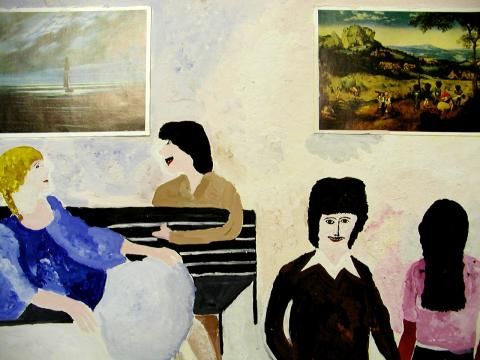 Archiv-Bild „Diskussion über ein Kunstwerk“