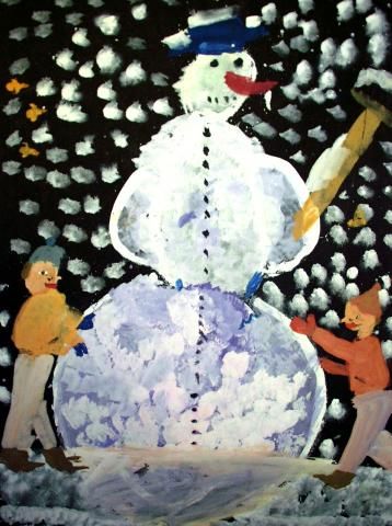 Archiv-Bild „Unser großer Schneemann“