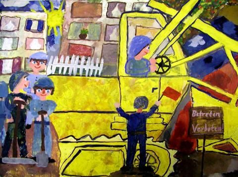 Archiv-Bild „Ein Bagger“