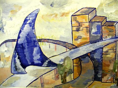 Archiv-Bild „Utopische Stadt“