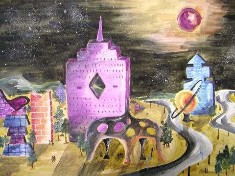 Archiv-Bild „Utopische Stadt“