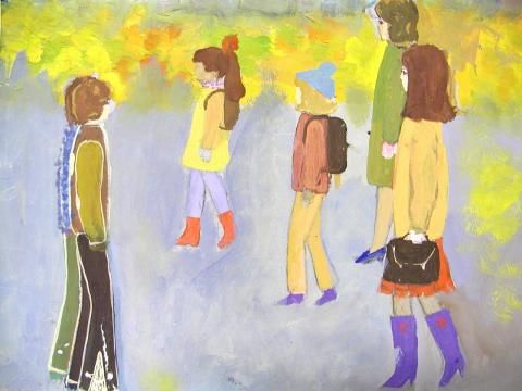 Archiv-Bild „Menschen auf der Straße“