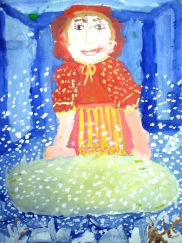 Archiv-Bild „Frau Holle schüttelt ihr Bett  -  Es schneit in Heiligenstadt“