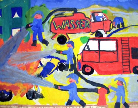 Archiv-Bild „Feuerwehr im Einsatz: Autounfall“