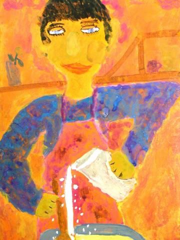 Archiv-Bild „Ich helfe beim Backen“