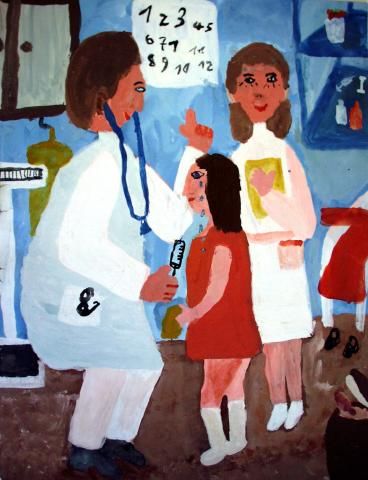 Archiv-Bild „In der Poliklinik“