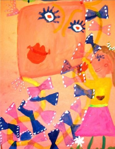 Archiv-Bild „Mädchen beim Drachensteigen“