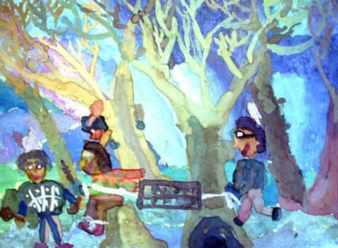 Archiv-Bild „Bäume im Spätherbst“