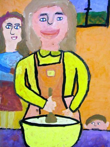 Archiv-Bild „Ich helfe beim Backen“