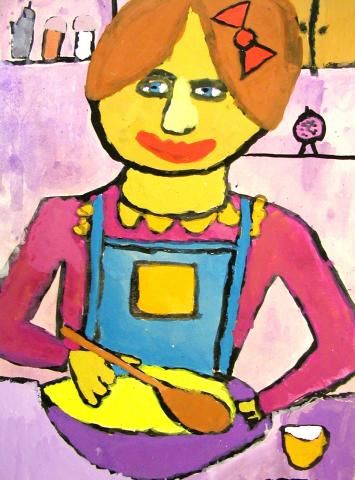 Archiv-Bild „Ich helfe beim Backen“