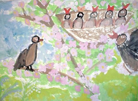 Archiv-Bild „Vogelnest im Baum“