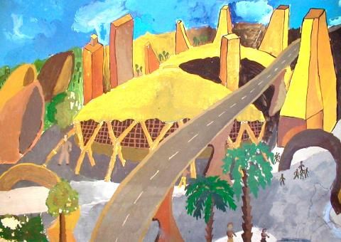 Archiv-Bild „Utopische Stadt“