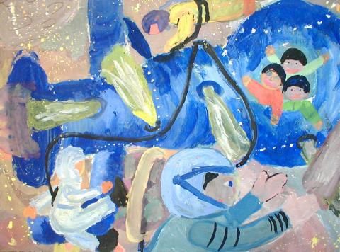 Archiv-Bild „An der Weltraumstation“