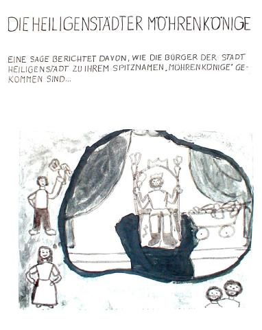 Archiv-Bild „Zyklus zur Sage der Heiligenstädter Möhrenkönige, Blatt 1“
