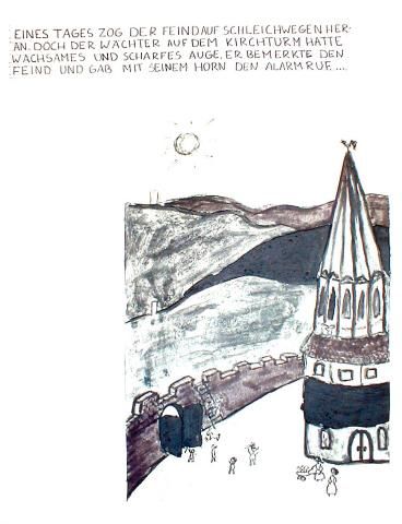 Archiv-Bild „Zyklus zur Sage der Heiligenstädter Möhrenkönige, Blatt 2“