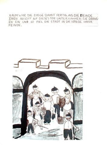 Archiv-Bild „Zyklus zur Sage der Heiligenstädter Möhrenkönige, Blatt 4“