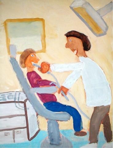 Archiv-Bild „Beim Schulzahnarzt“