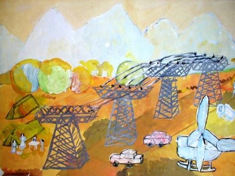 Archiv-Bild „Starkstromleitungen“