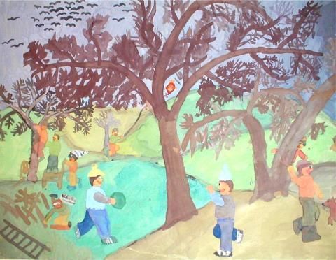 Archiv-Bild „Bäume im Spätherbst“