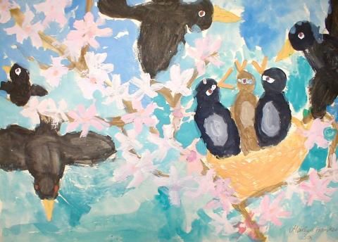 Archiv-Bild „Vogelnest im Baum“