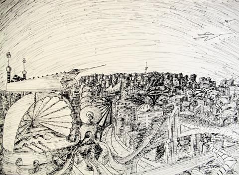 Archiv-Bild „Unsere zukünftige Stadt dient dem Menschen“