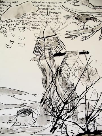 Archiv-Bild „Die Vogelscheuchen“