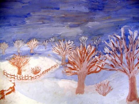 Archiv-Bild „Bäume im Schnee“