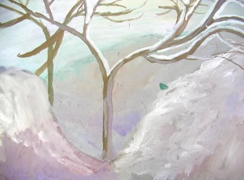 Archiv-Bild „Bäume im Schnee“