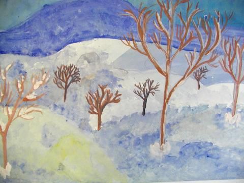 Archiv-Bild „Bäume im Schnee“