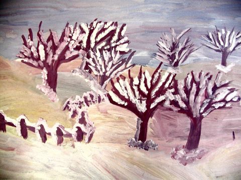 Archiv-Bild „Bäume im Schnee“