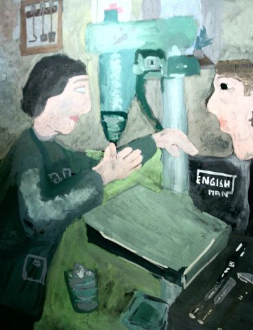 Archiv-Bild „An der Bohrmaschine“