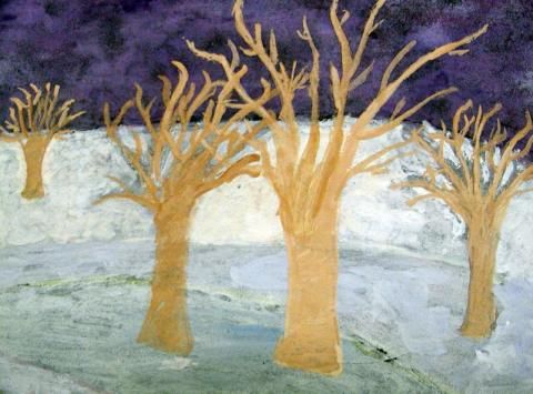 Archiv-Bild „Bäume im Schnee“