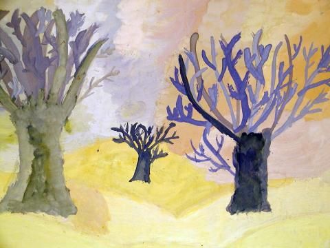 Archiv-Bild „Bäume im Schnee“